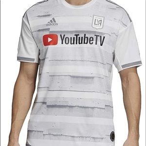 2020 LAFC Away Authentic Jersey Large White/Gray